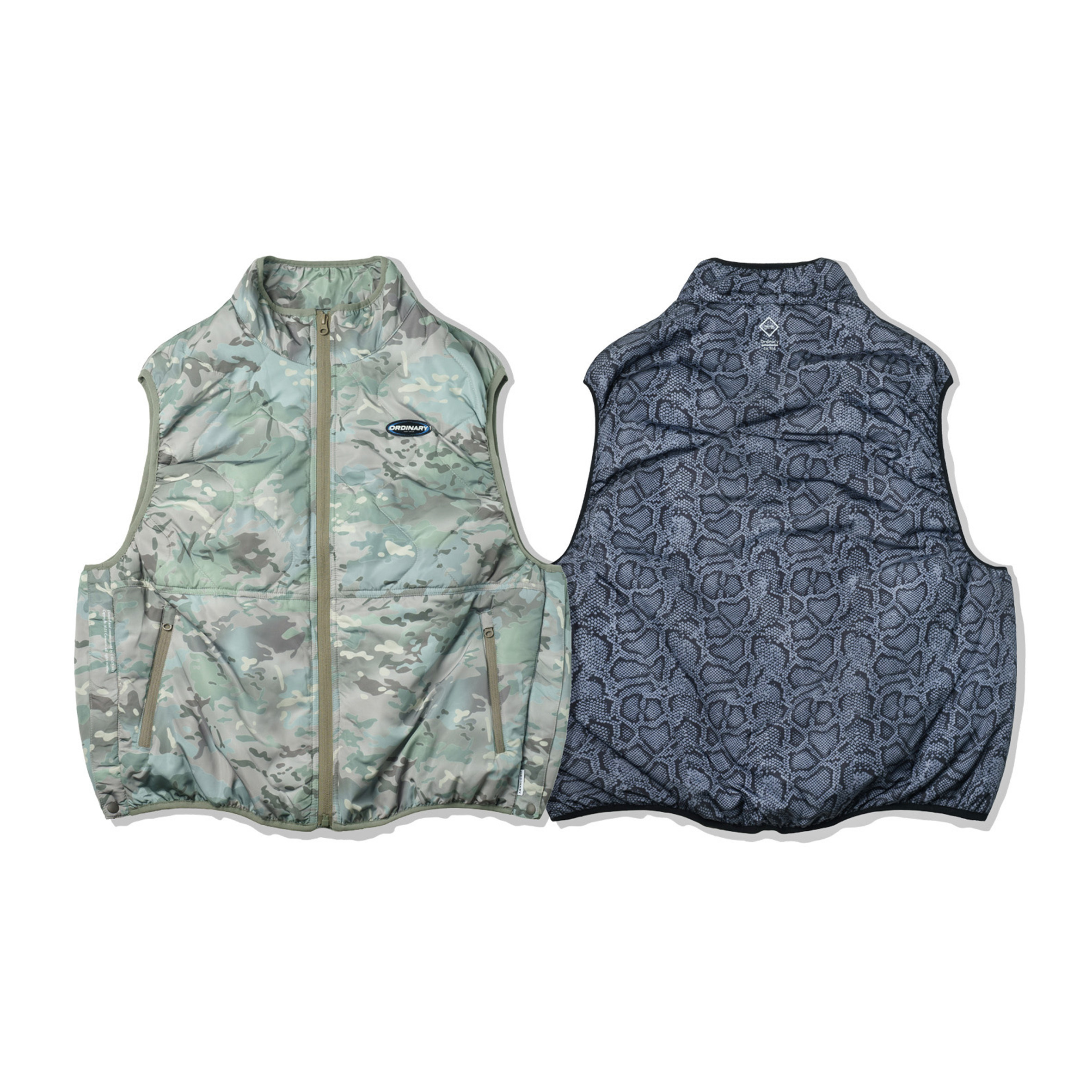 ORDINARY 特殊紋路機能鋪棉背心