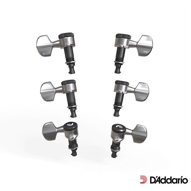 Daddario Auto-Trim PWAT-331L 自動剪弦 鎖定式 吉他弦鈕 銀色