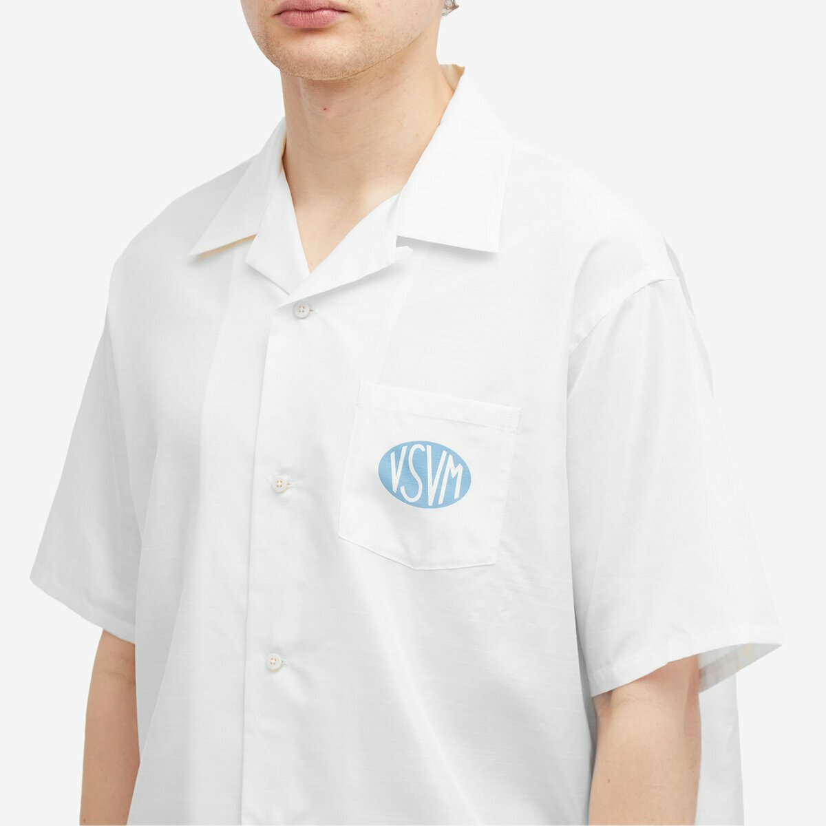 LAST PCS: VISVIM CROSBY SHIRT S/S (SILK) - WHITE PRE ORDER ITEM (預訂中)