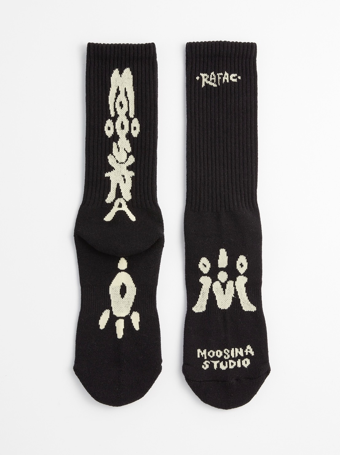 MOOSINA X RAFAC 中筒襪