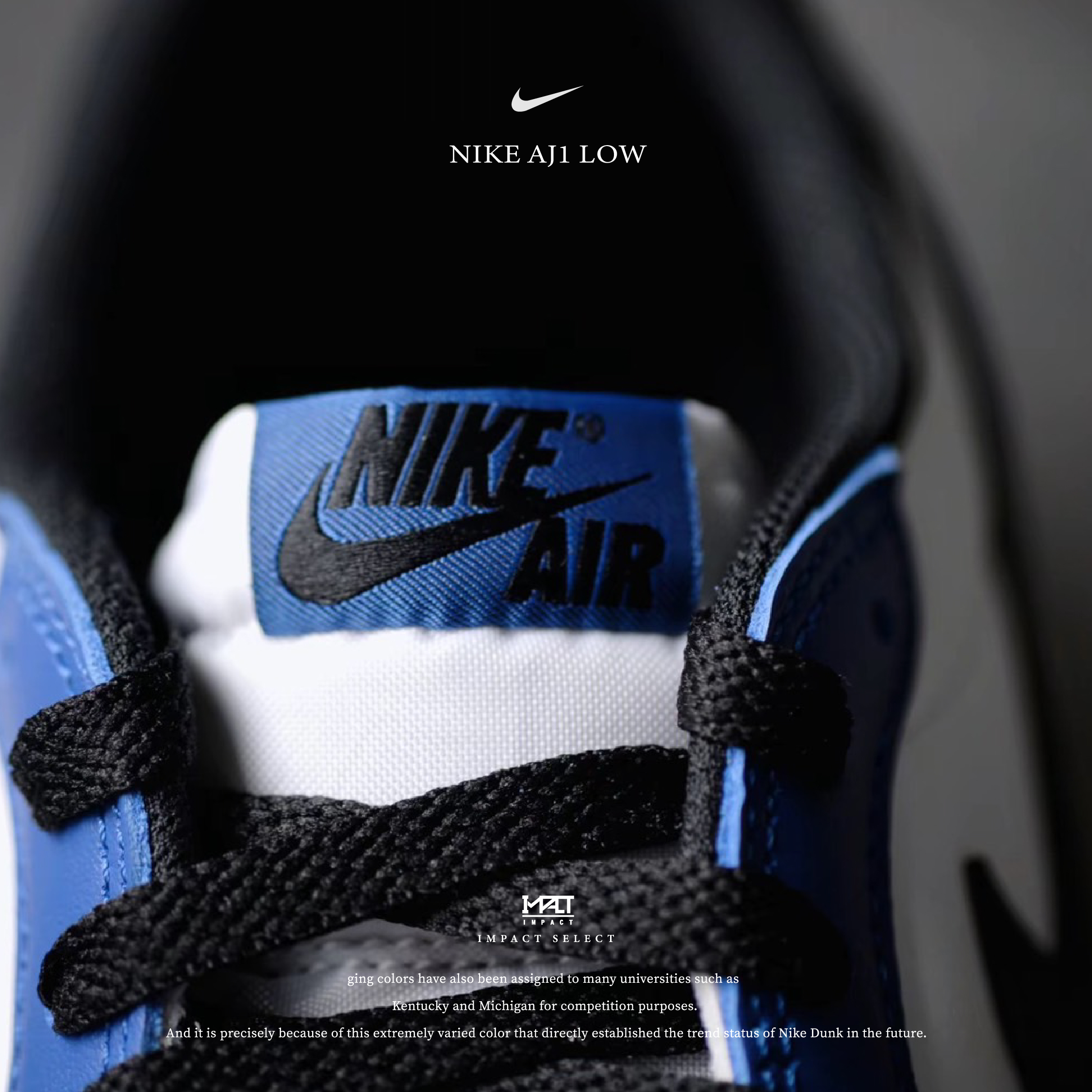 Nike Air Jordan 1 Low OG Game Royal 皇家藍 黑藍  喬丹 CZ0790-140 CZ0858-140