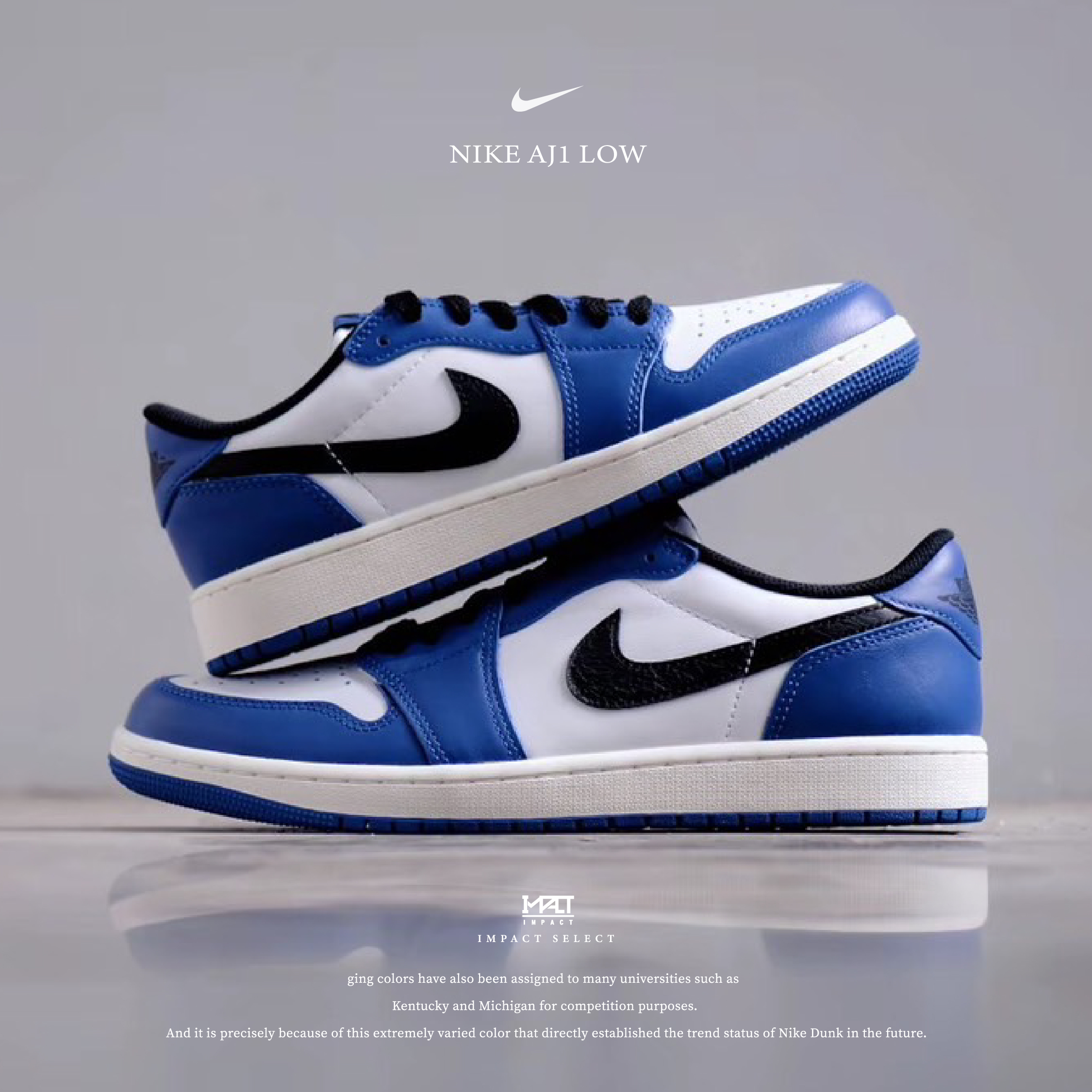Nike Air Jordan 1 Low OG Game Royal 皇家藍 黑藍  喬丹 CZ0790-140 CZ0858-140