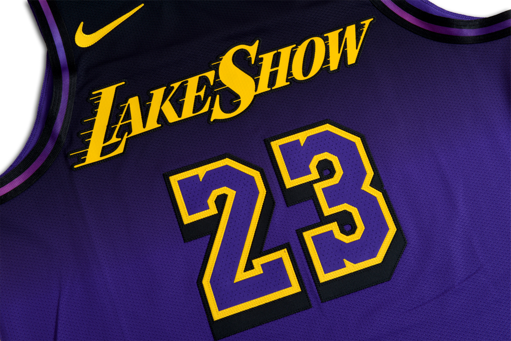 Nike 洛杉磯湖人隊 LeBron James 城市版 球員版 球衣