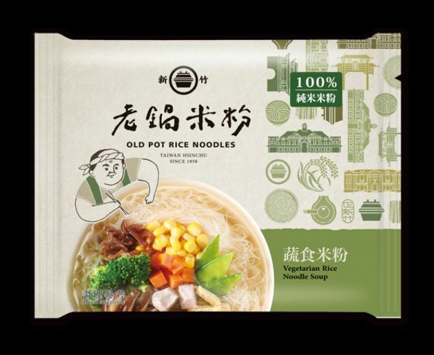 【老鍋米粉】老鍋 純米蔬食風味湯米粉(4入包/袋)