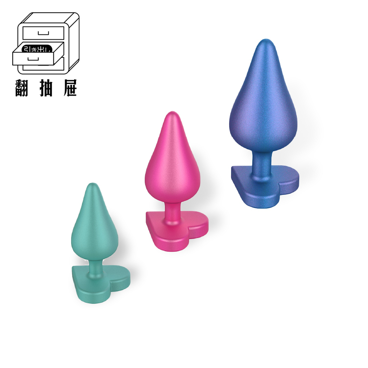 ROMP｜Luster 愛心後庭塞 3入組