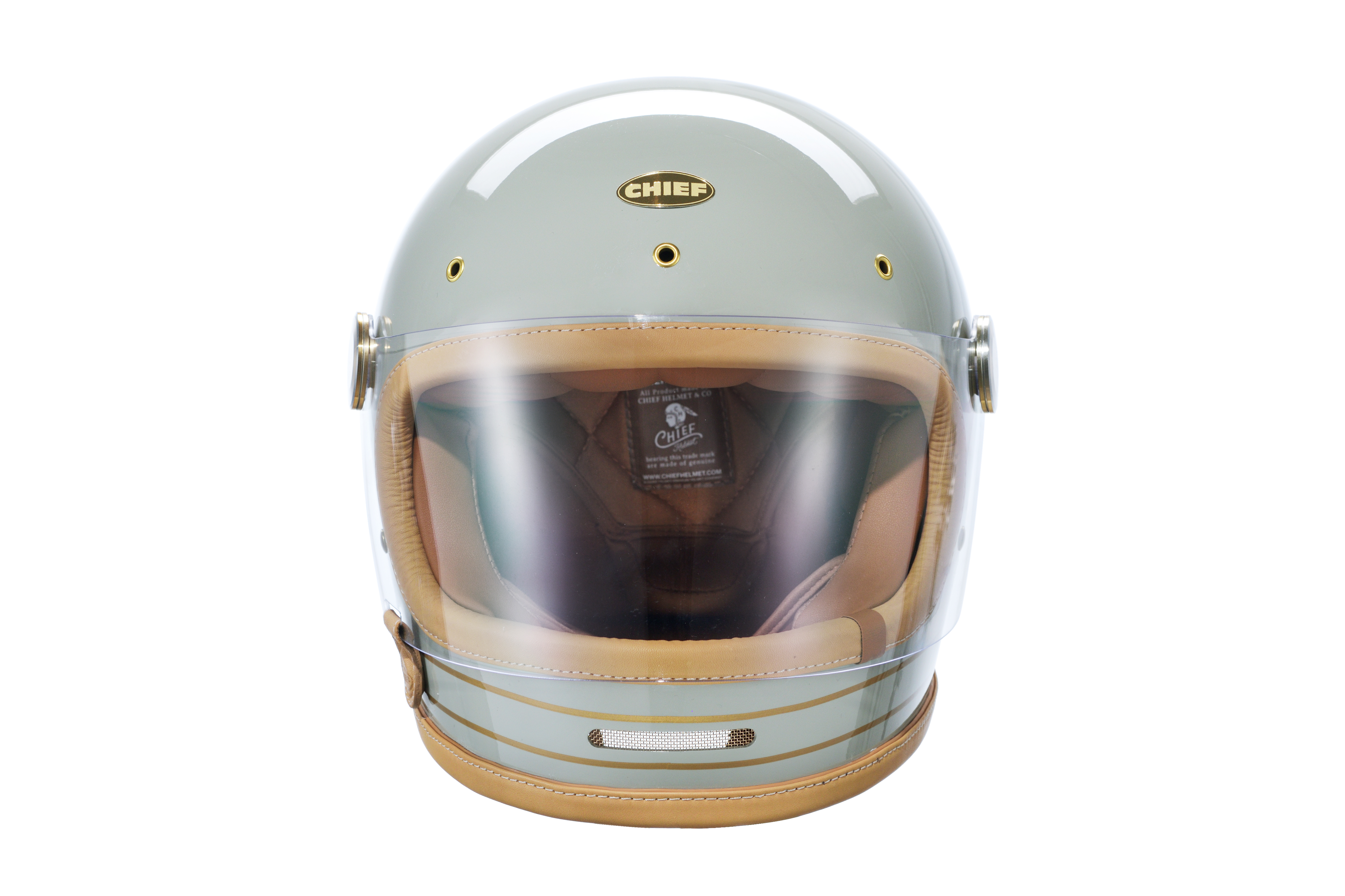 Hestia 牛皮 橄欖灰