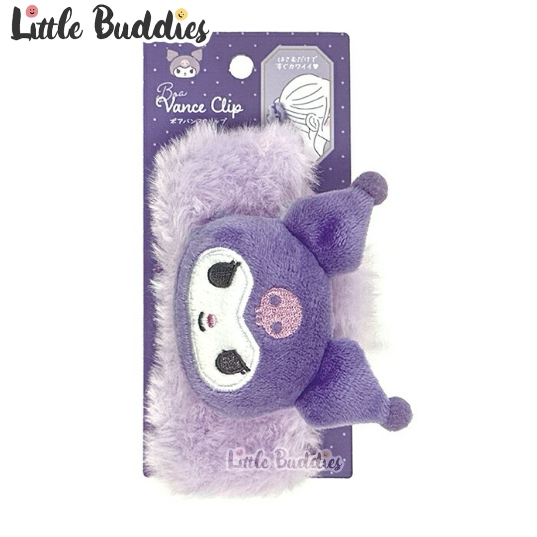 日本 Sanrio 毛毛立體頭大爪夾