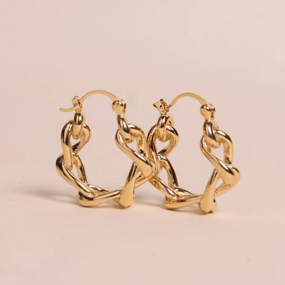 1WK0708-497 WAEKURA Earrings Simone Gold #WAEBOU24204000P (A-LX-E)