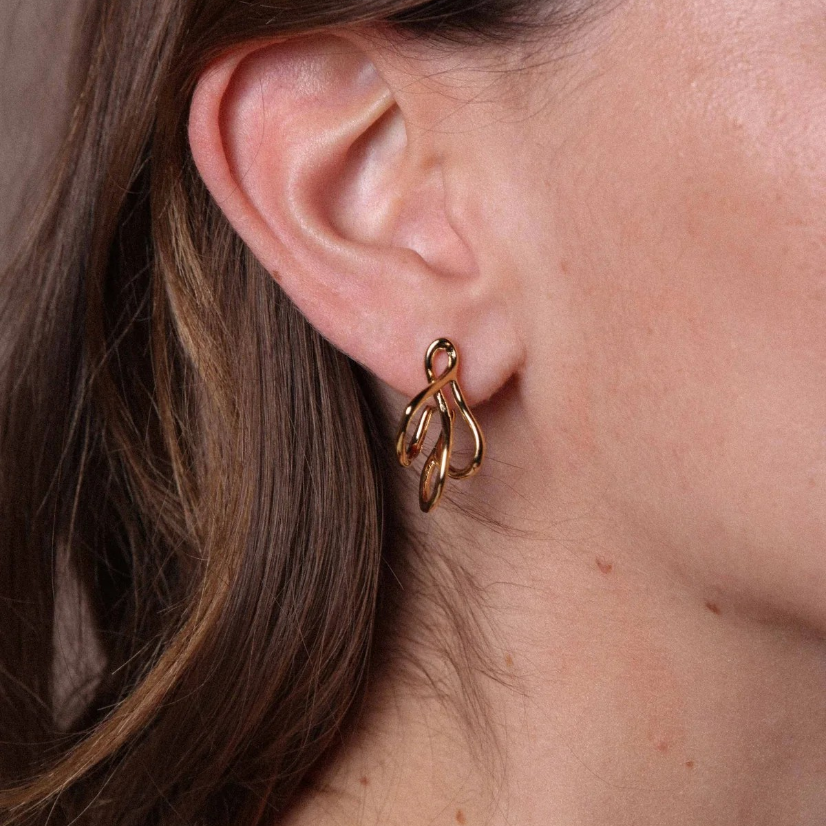 1WK0708-460 WAEKURA Earrings Sissy Gold #WAEBOU24128000P (A-LX-E)