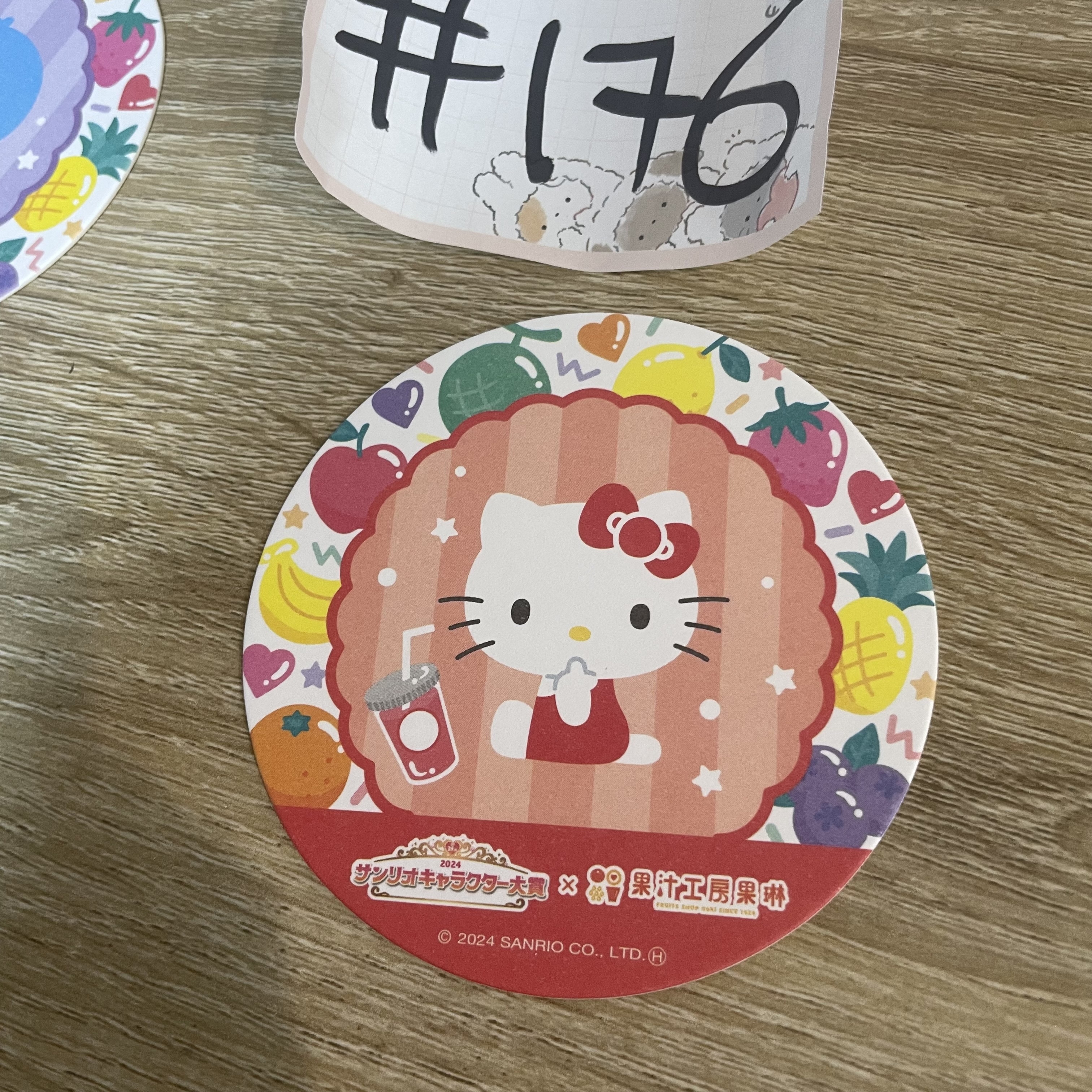 Sanrio HELLO KITTY 杯墊#176