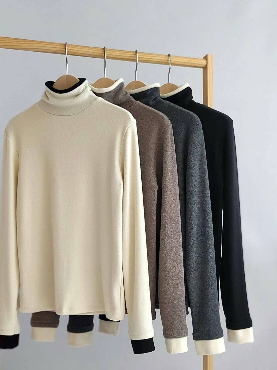 KR852 單穿也很可以拼色樽領TOP-4色