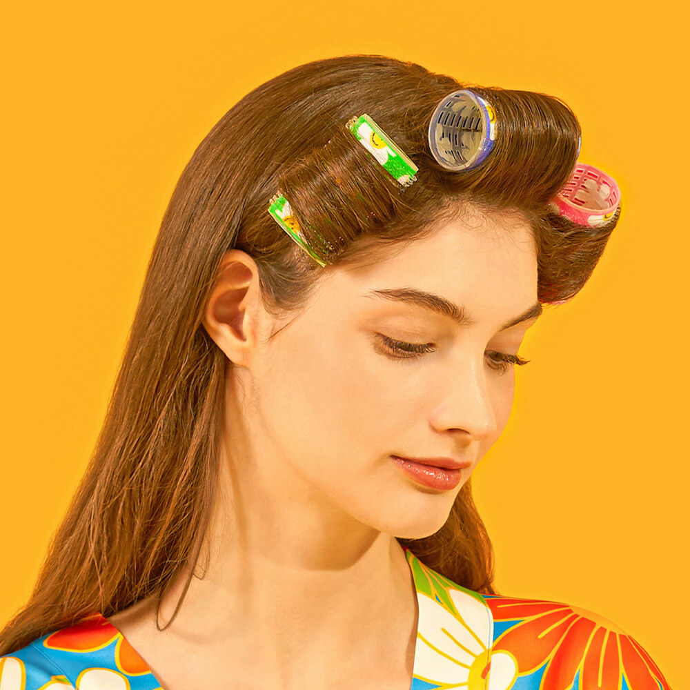 Wiggle Wiggle 系列 - 笑哈哈花花捲瀏海套裝 3件 0702