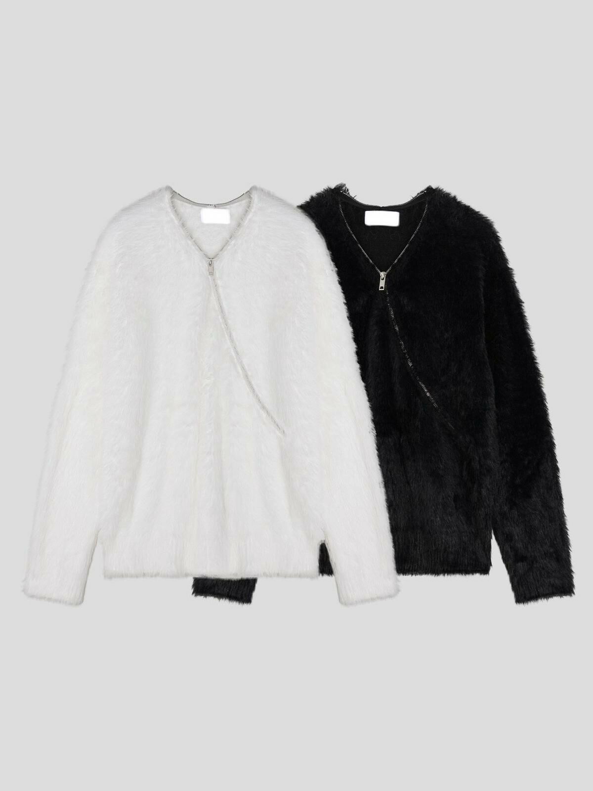 淨色毛毛長袖衫 TAC-0077T