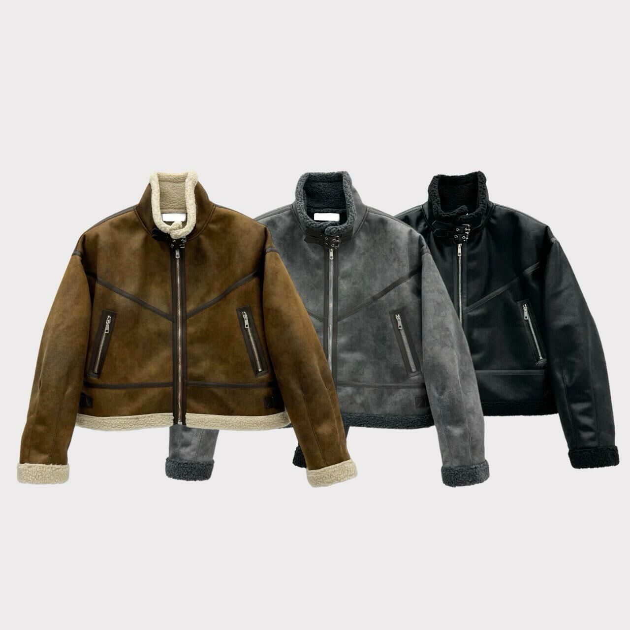 企領拉鍊猄面褸(抓毛底) TAC-0079JK