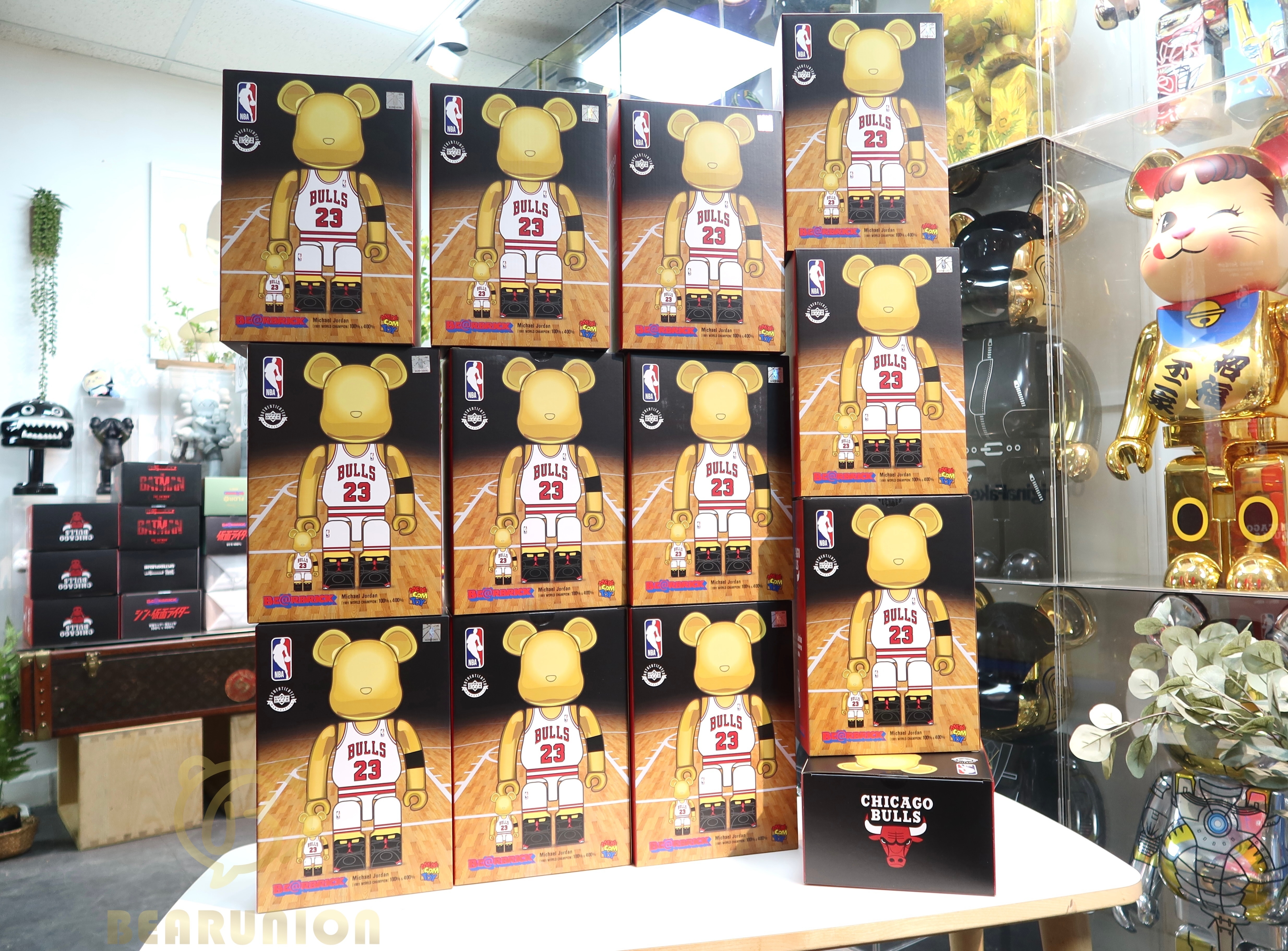 🥇現貨🥇Bearbrick 400% 100% Michael Jordan 1991 WORLD CHAMPION