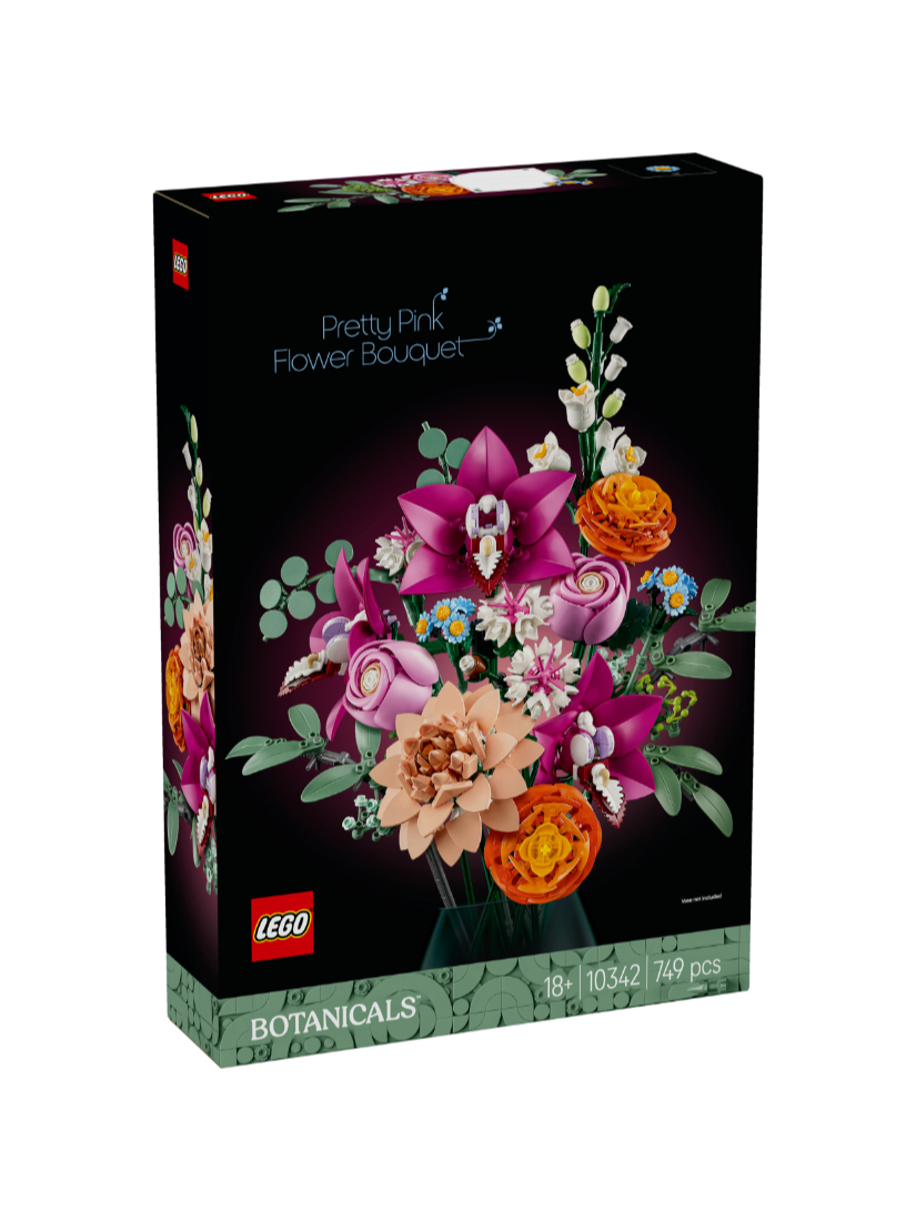LEGO 10342 優雅粉紅花束