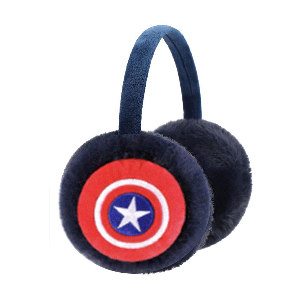 【虎兒寶】迪士尼系列 兒童絨毛保暖耳罩 - 美國隊長盾牌  ( HM1028 )