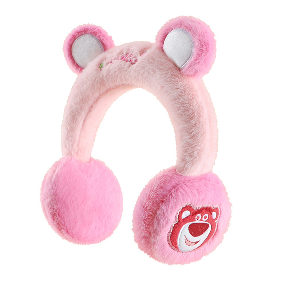 【虎兒寶】迪士尼系列 兒童絨毛保暖耳罩 - 草莓熊/熊抱哥  ( DSS76409 )