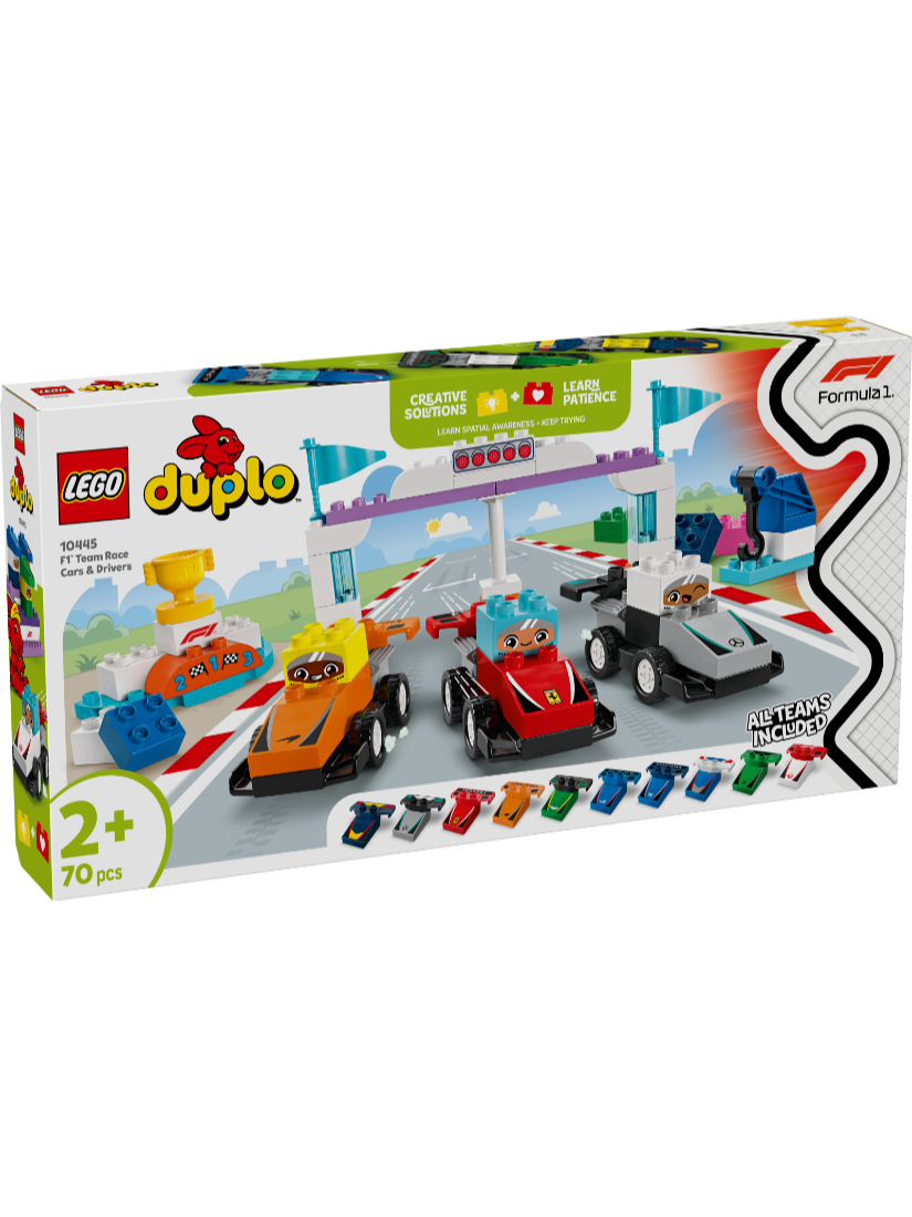 LEGO 10445 F1® 車隊賽車和賽車手