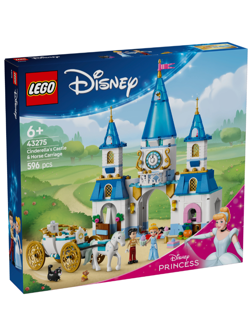LEGO 43275 Cinderella's Castle & Horse Carriage