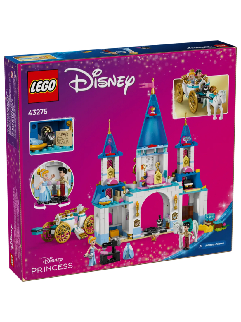LEGO 43275 Cinderella's Castle & Horse Carriage