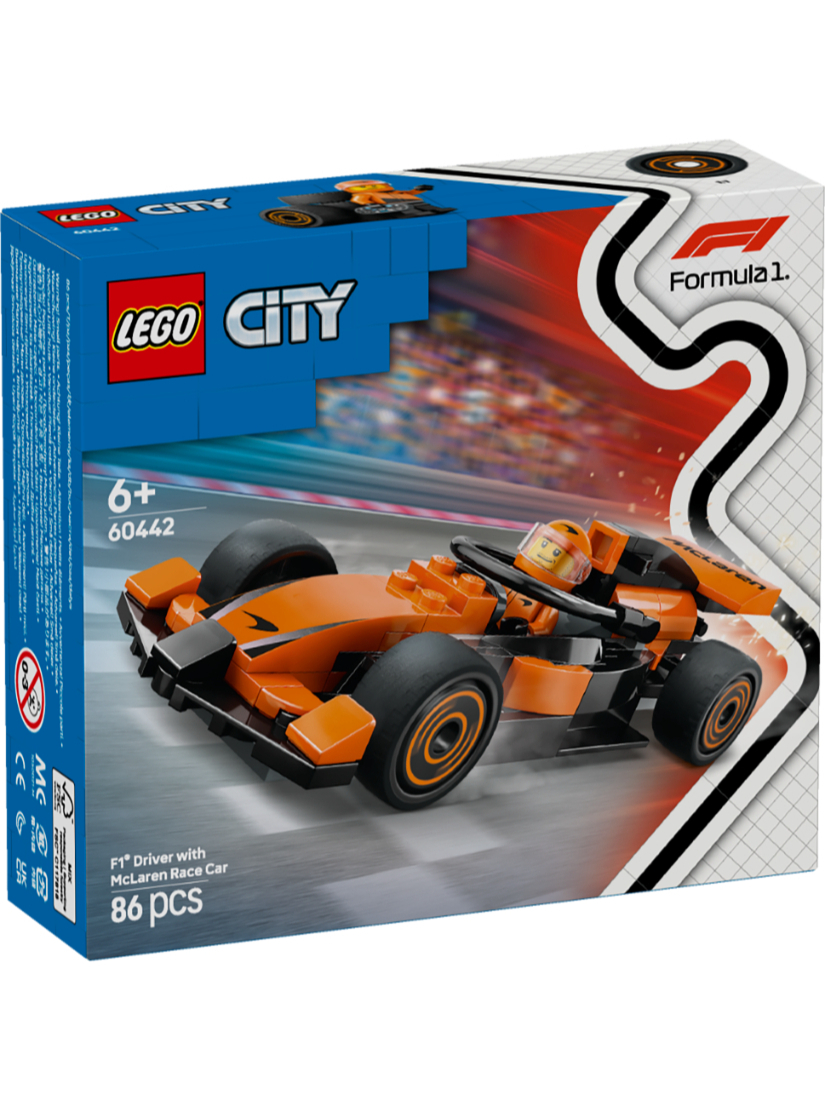 LEGO 60442 F1® 賽車手和 McLaren 賽車