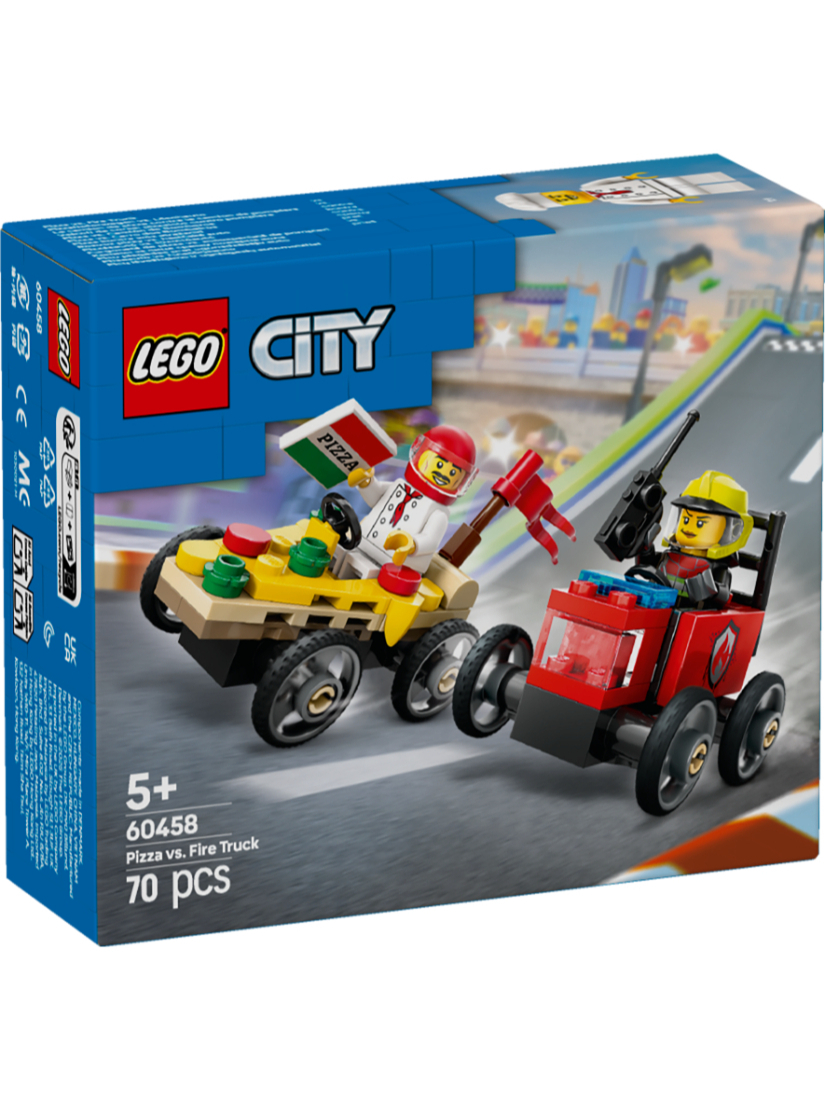 LEGO 60458 披薩vs.消防車賽車套裝