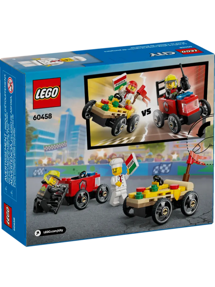 LEGO 60458 披薩vs.消防車賽車套裝