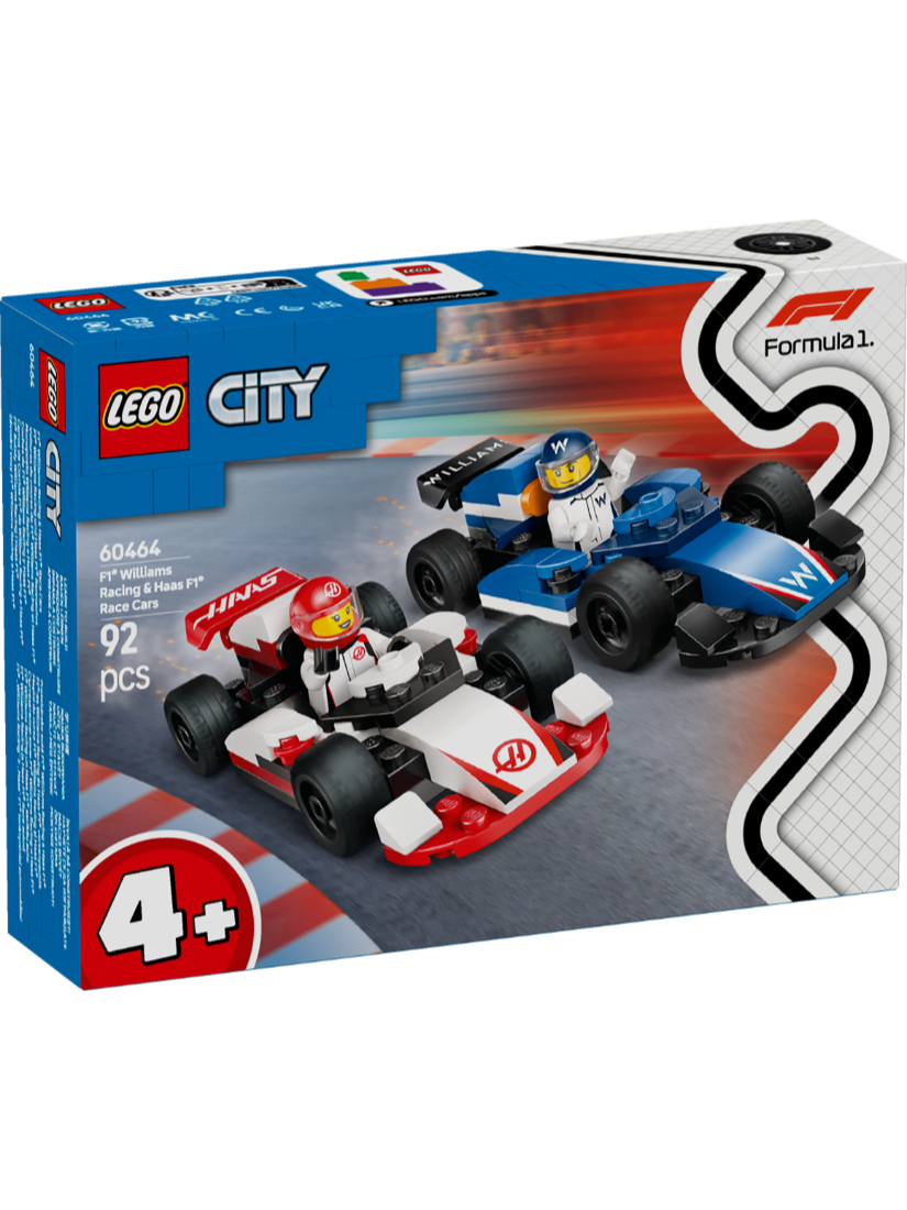LEGO 60464 F1® Williams Racing 和 Haas F1® 賽車