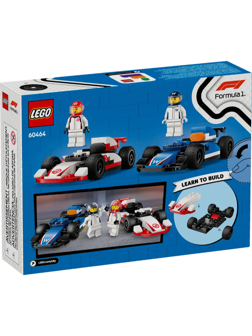 LEGO 60464 F1® Williams Racing 和 Haas F1® 賽車