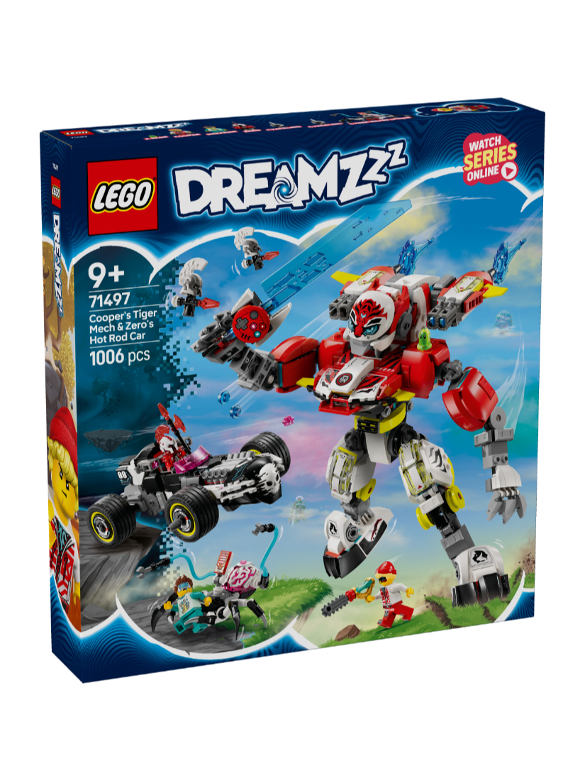 LEGO 71497 庫柏的老虎機甲和齊洛的改裝車