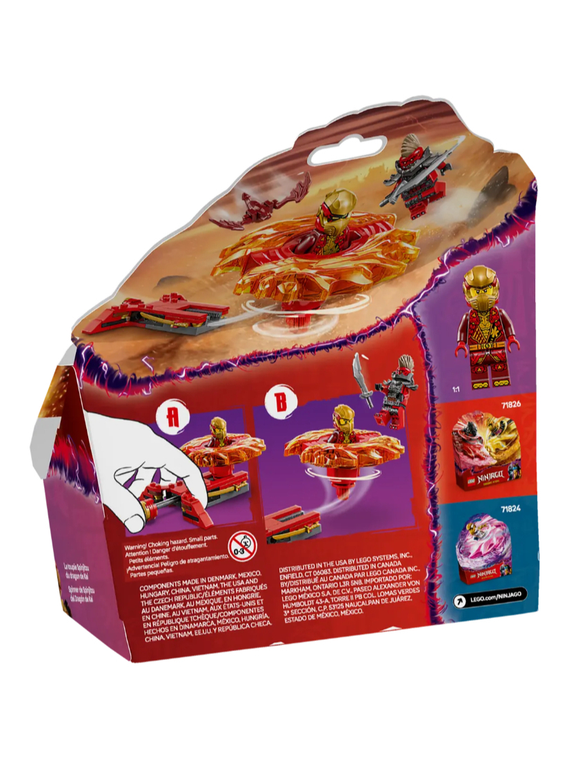 LEGO 71823 赤地的猛龍旋風忍術陀螺