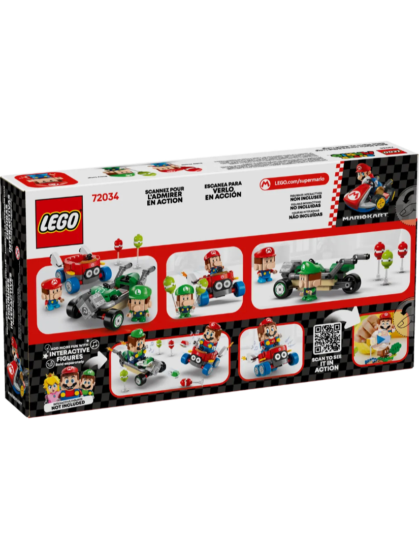 LEGO 72034 瑪利歐賽車™ - 瑪利歐寶寶vs路易吉寶寶