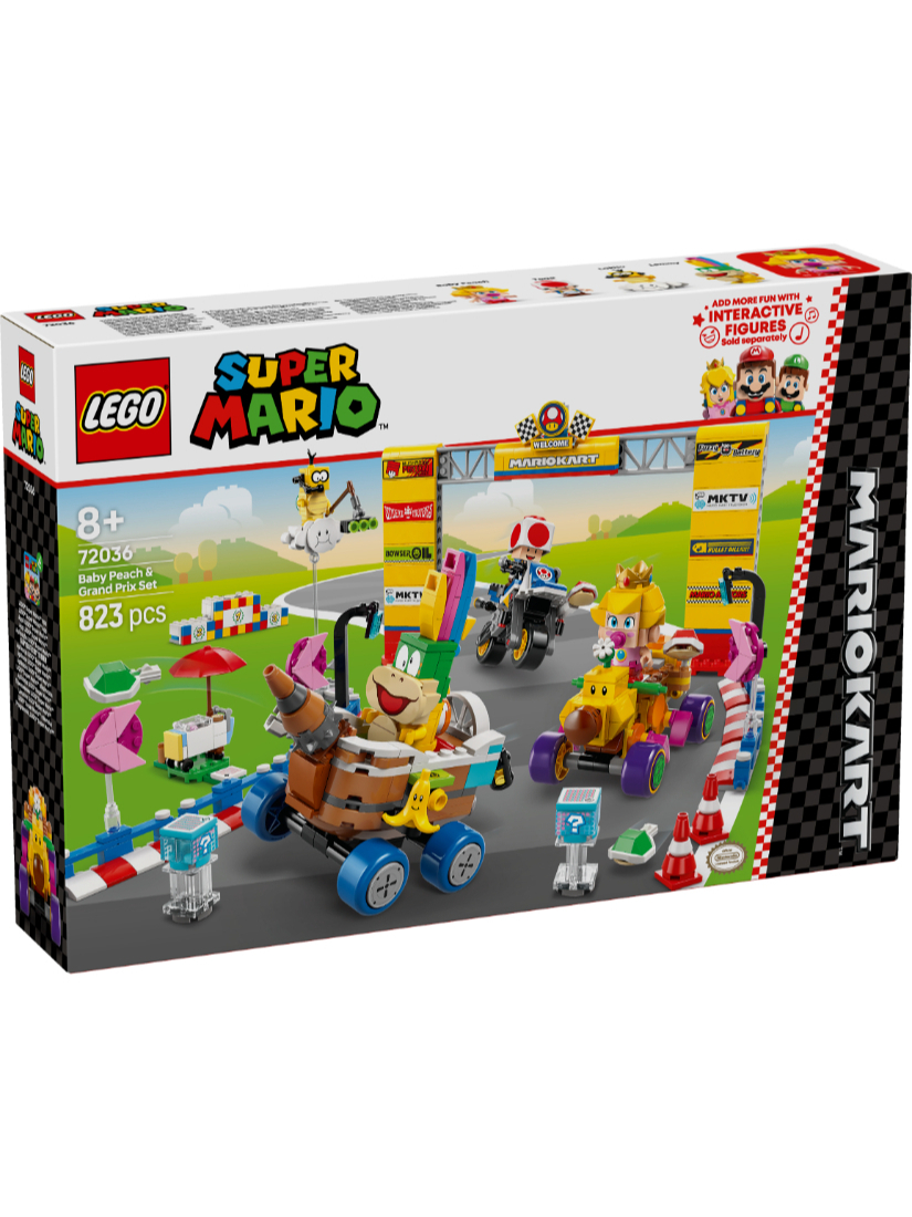 LEGO 72036 瑪利歐賽車™ - 碧姬寶寶與大獎賽組合
