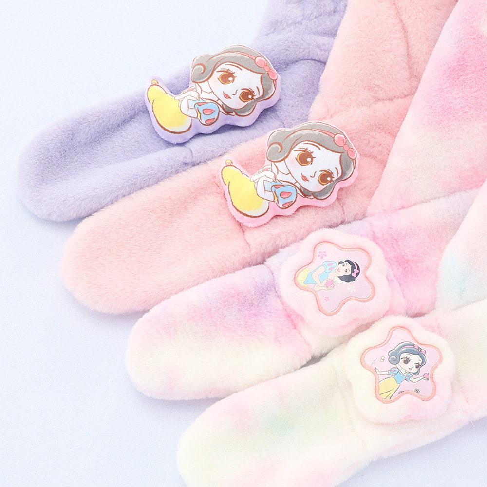 【虎兒寶】迪士尼系列 兒童絨毛保暖圍巾帽/圍脖帽 - 白雪公主 粉彩  ( DSP77308 )