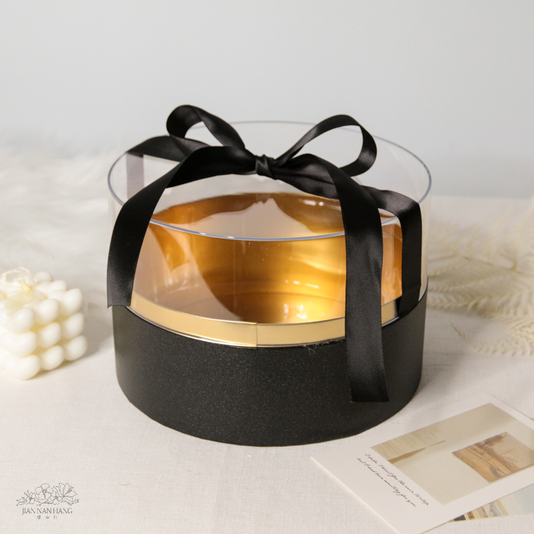 包裝 出清品 壓克力紙花盒 黑