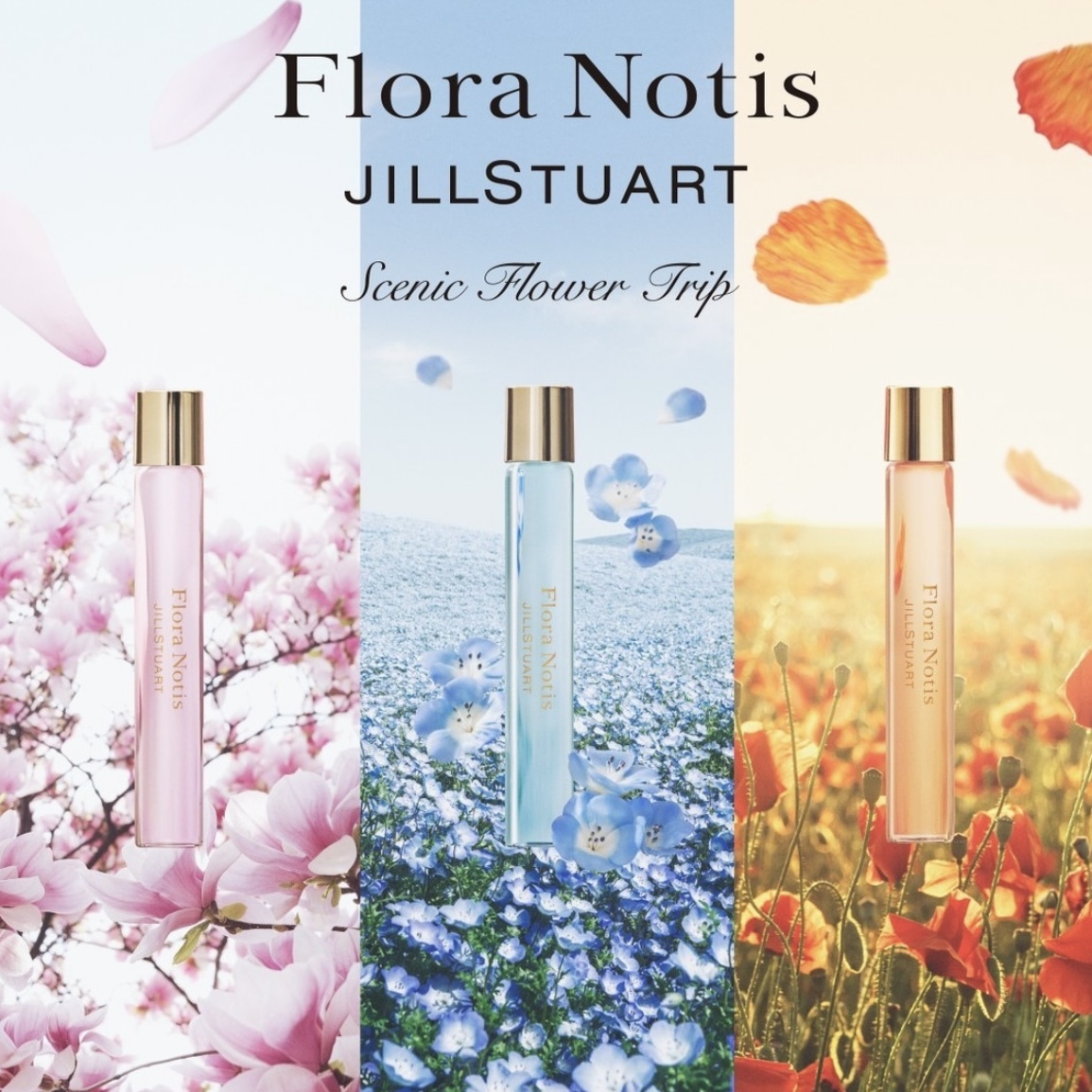[限定] Flora Notis JILL STUART Scenic Flower Trip Eau de Parfum Rollerball 10ml