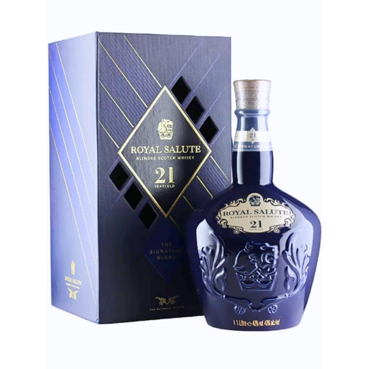 皇家禮炮 21年 調和威士忌 (藍) 1000mL (禮盒)