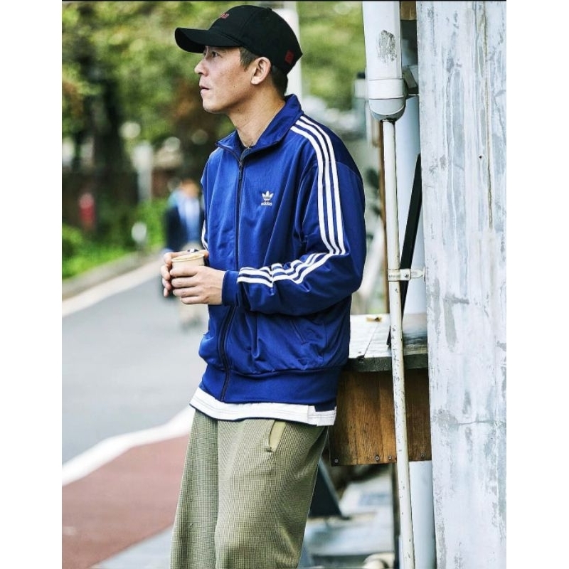 【代購】Adidas Firebird TT   立領 外套 運動 休閒 復古三葉草 舒適 深藍 宮協朕良 陳冠希 IR9893