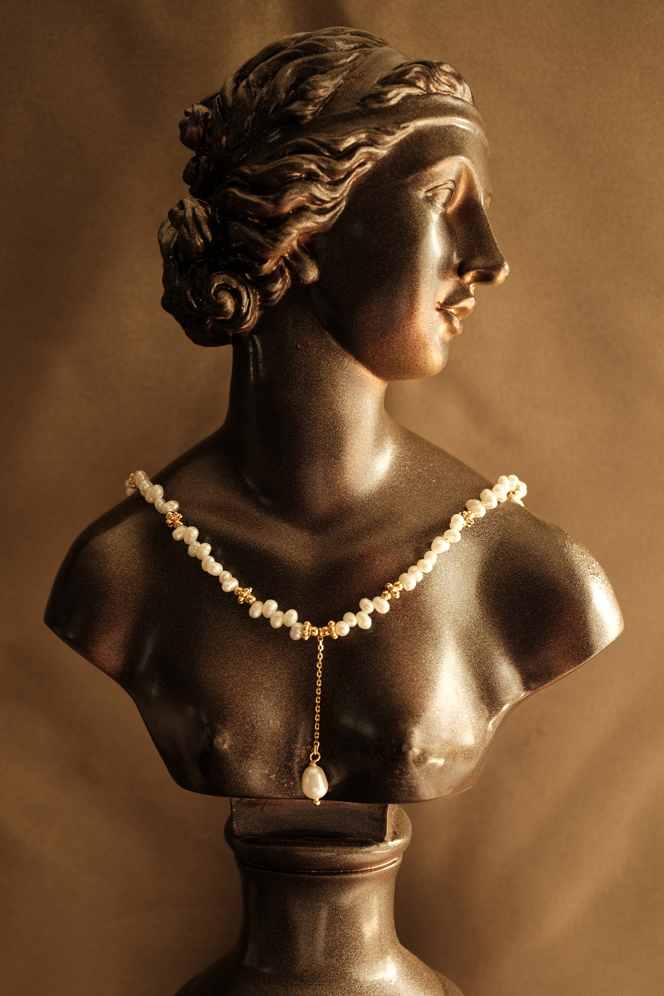 18KGP 月夜港灣項鍊