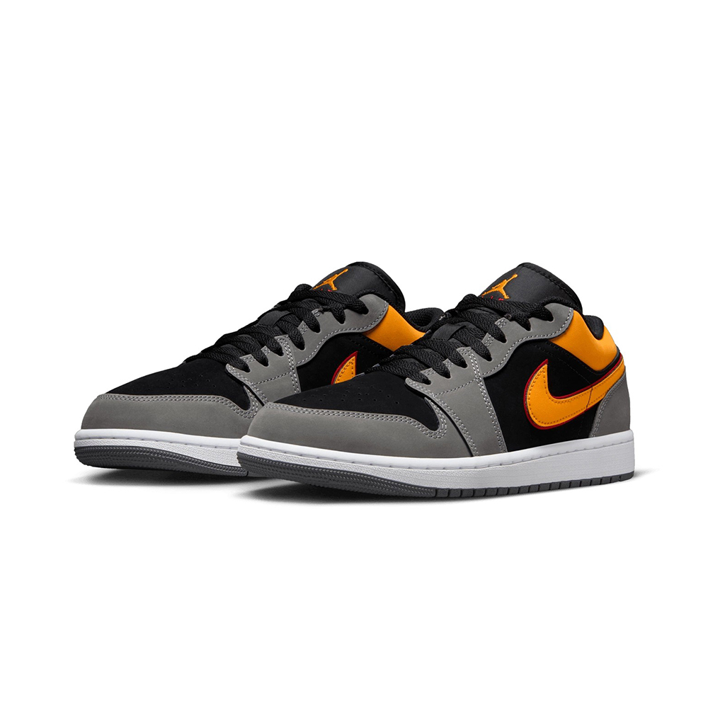 Nike Air Jordan 1 Low SE 男鞋 灰 黑 橘 AJ1 休閒鞋 FN7308-008