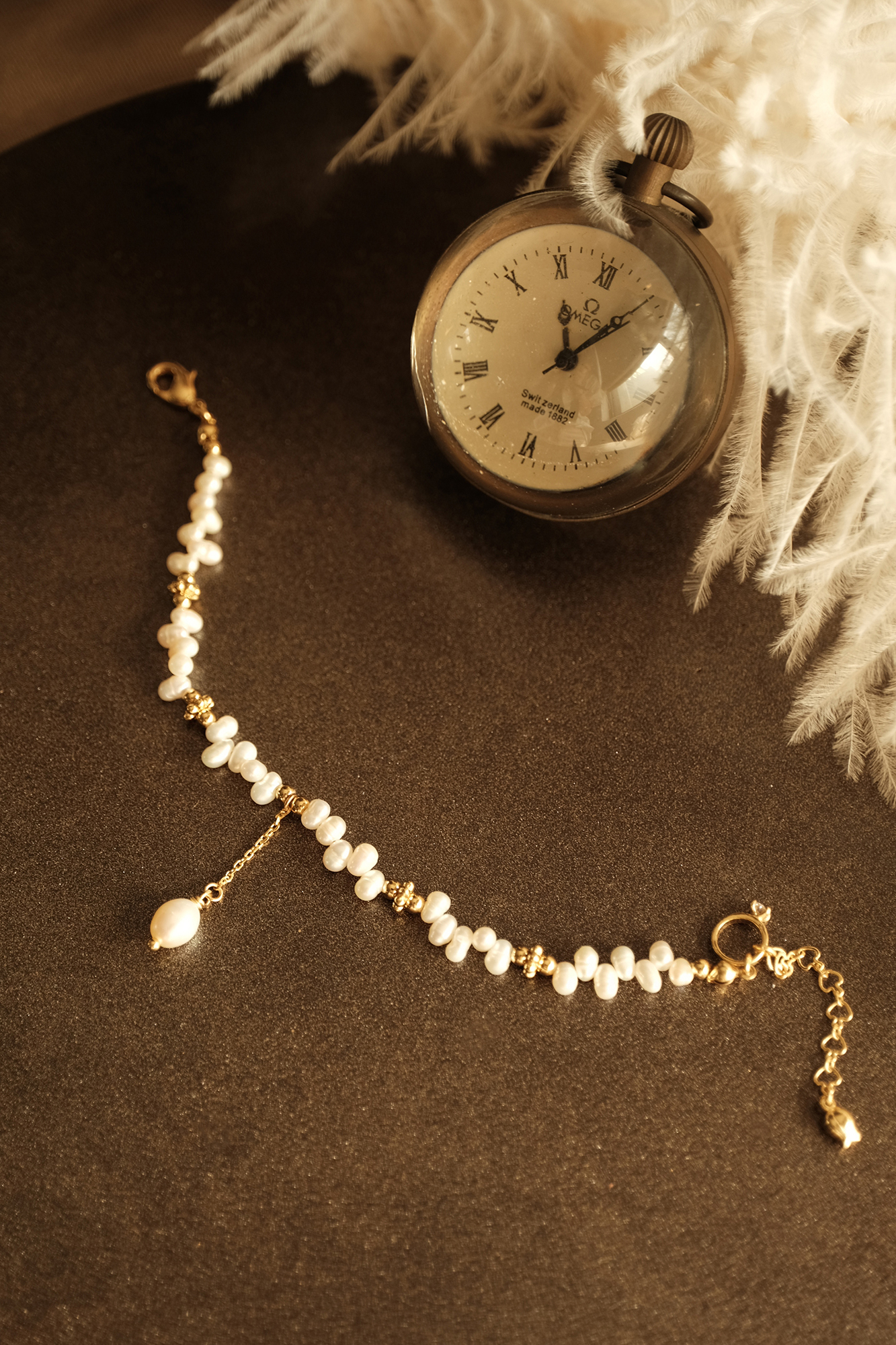 18KGP 月夜港灣手鍊