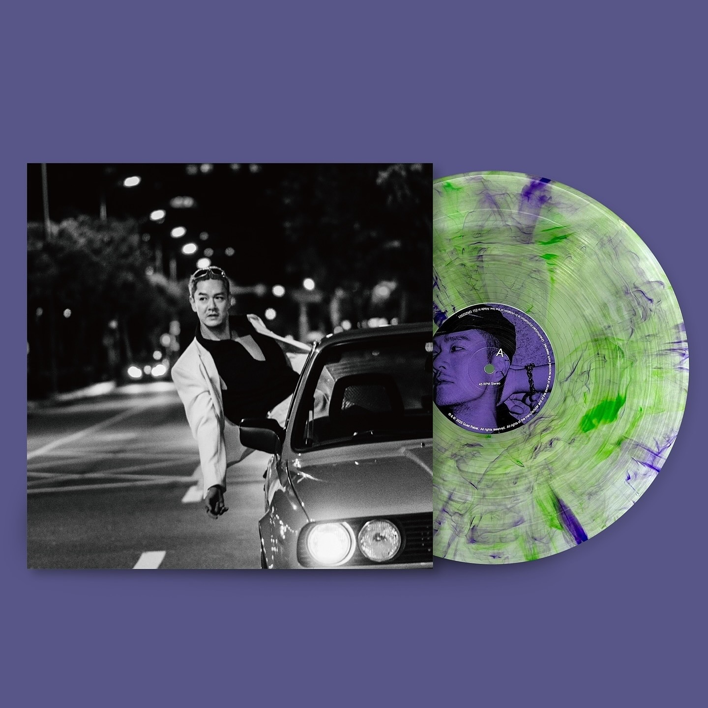 藍奕邦 Pong Nan -  男孩子! EP Single LP (紫綠迷彩透明膠)