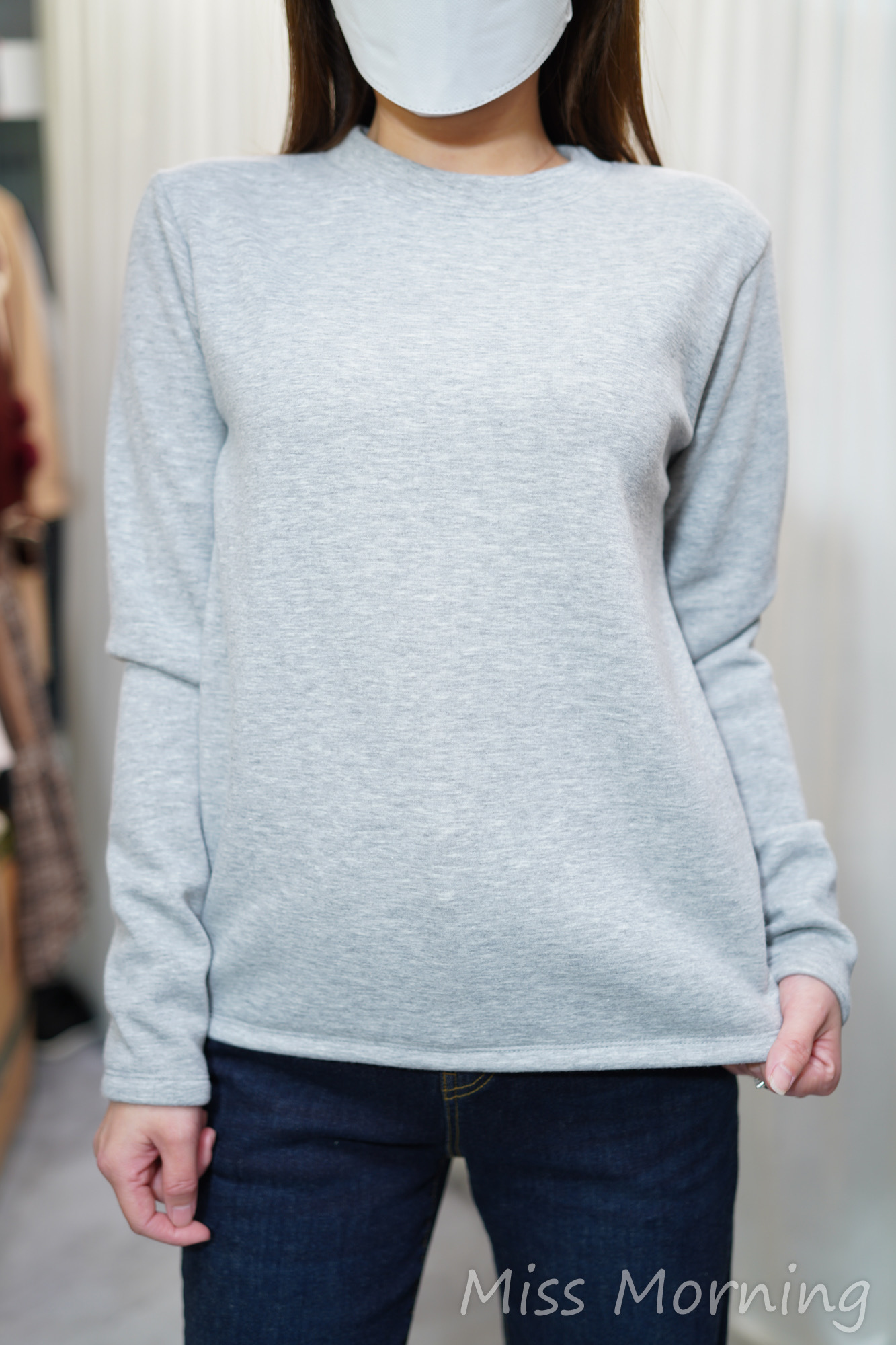 簡約絨底上衣(14388)