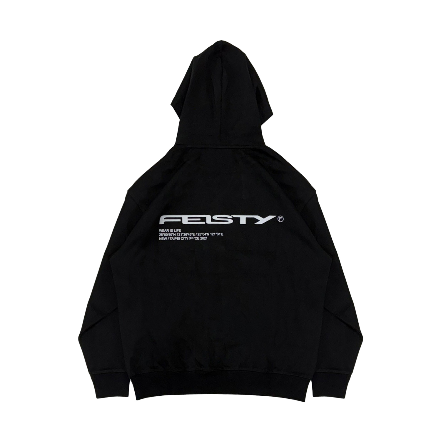 FEISTY NTC LOGO HOODIE NTC LOGO帽踢 長袖 黑色 FS-US24-32 [台灣現貨]
