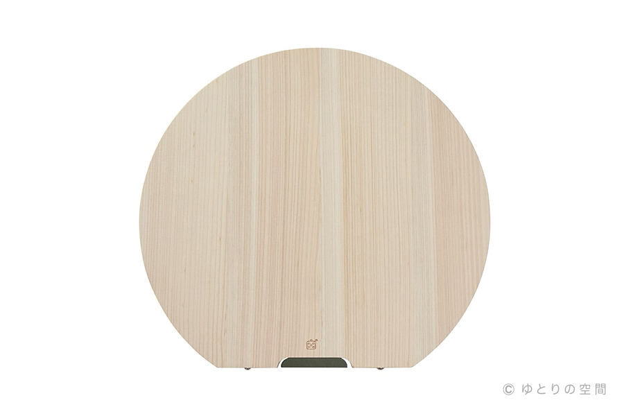 栗原晴美 - 可立式木製圓砧板 / 大