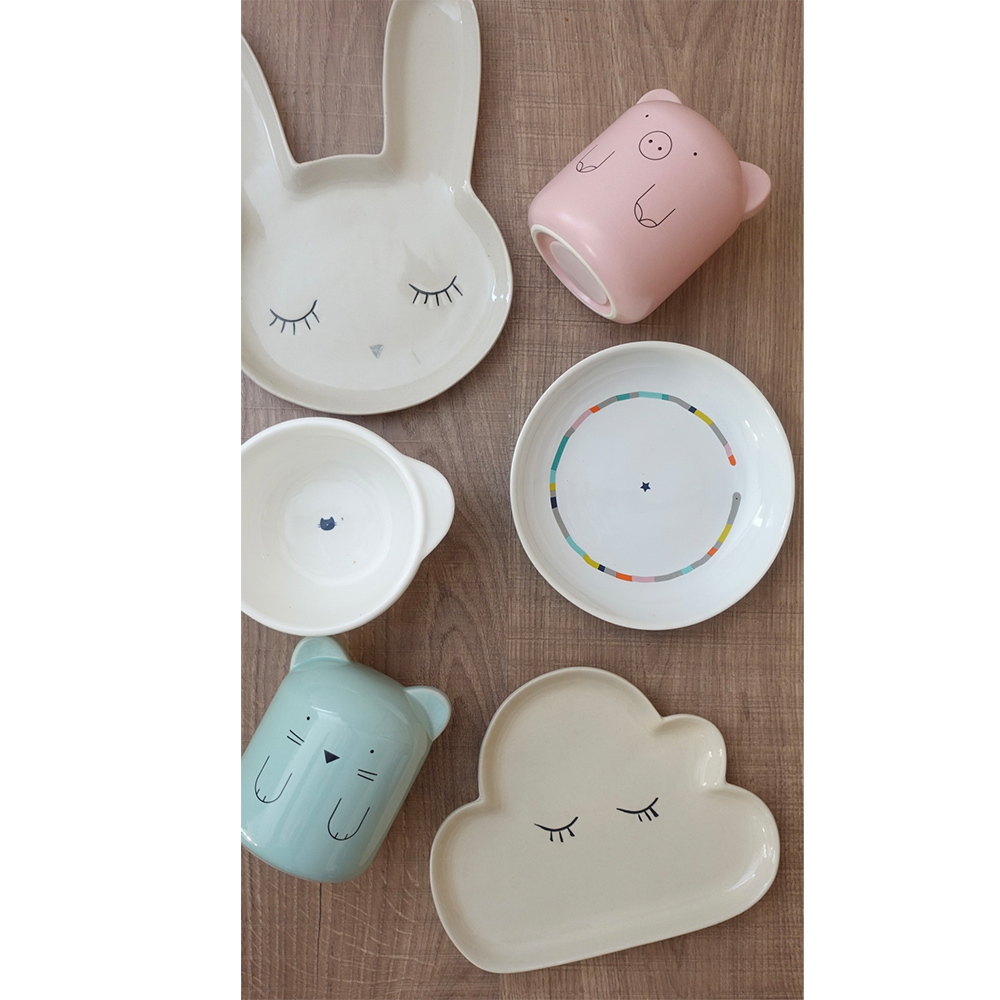 丹麥Bloomingville 兔子造型陶瓷盤