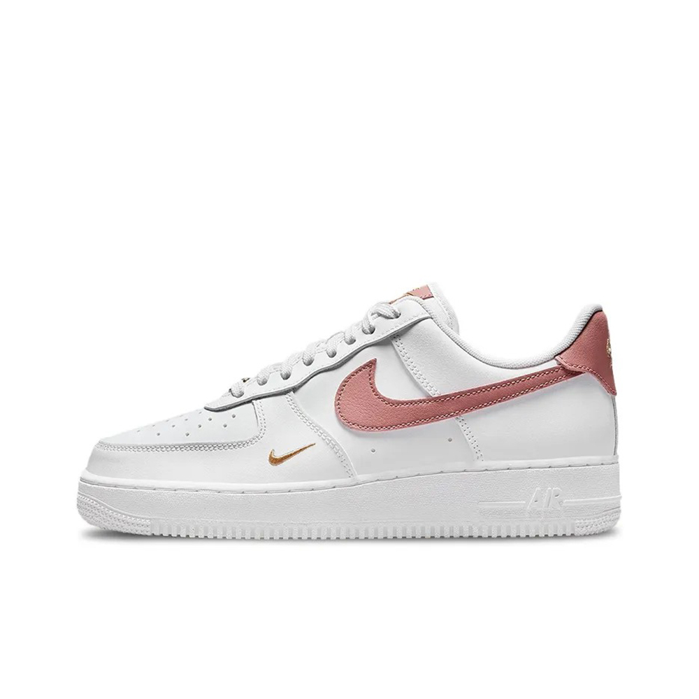 W Nike Air Force 1小金勾 白 玫瑰粉 女鞋 CZ0270-103