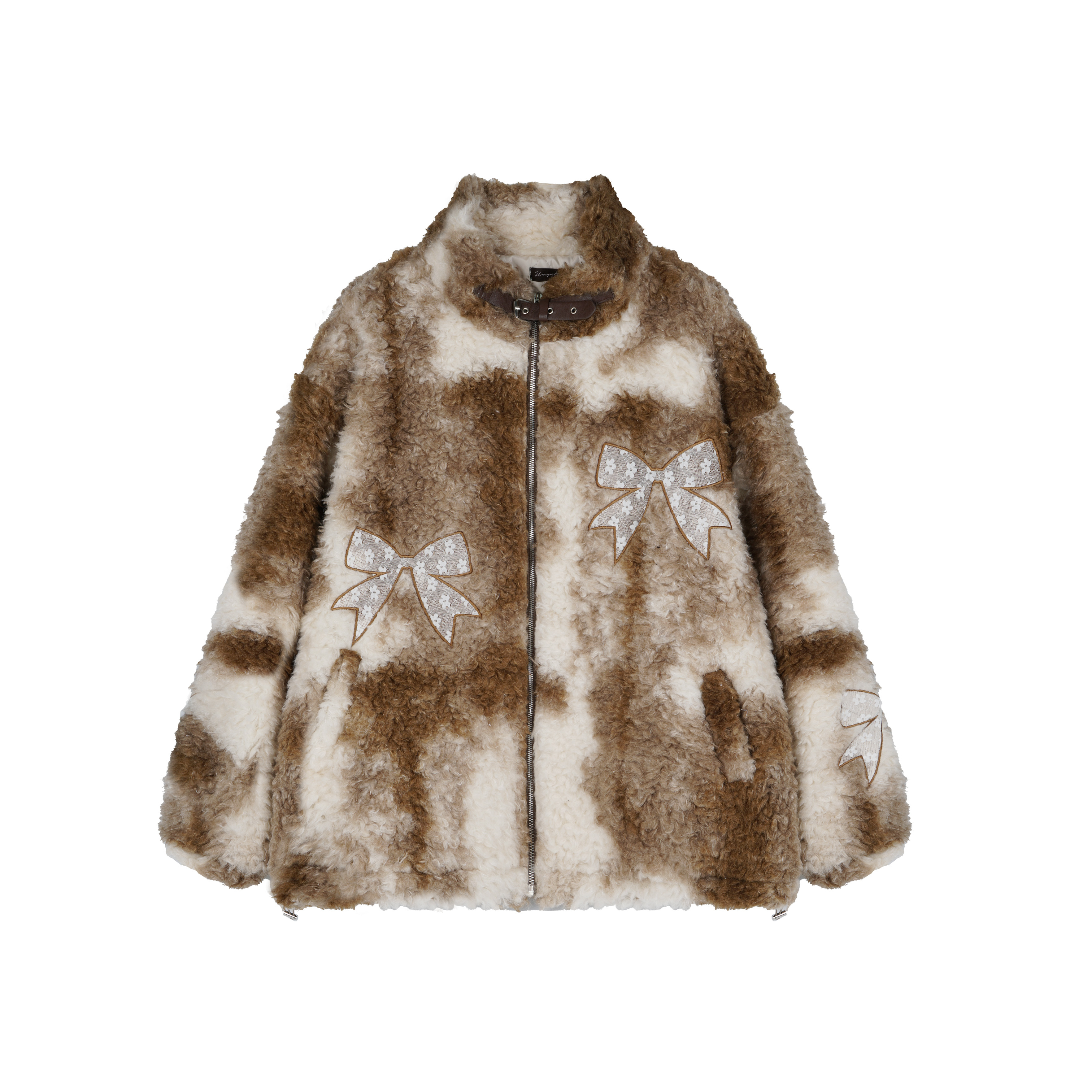 蝴蝶結毛毛外套