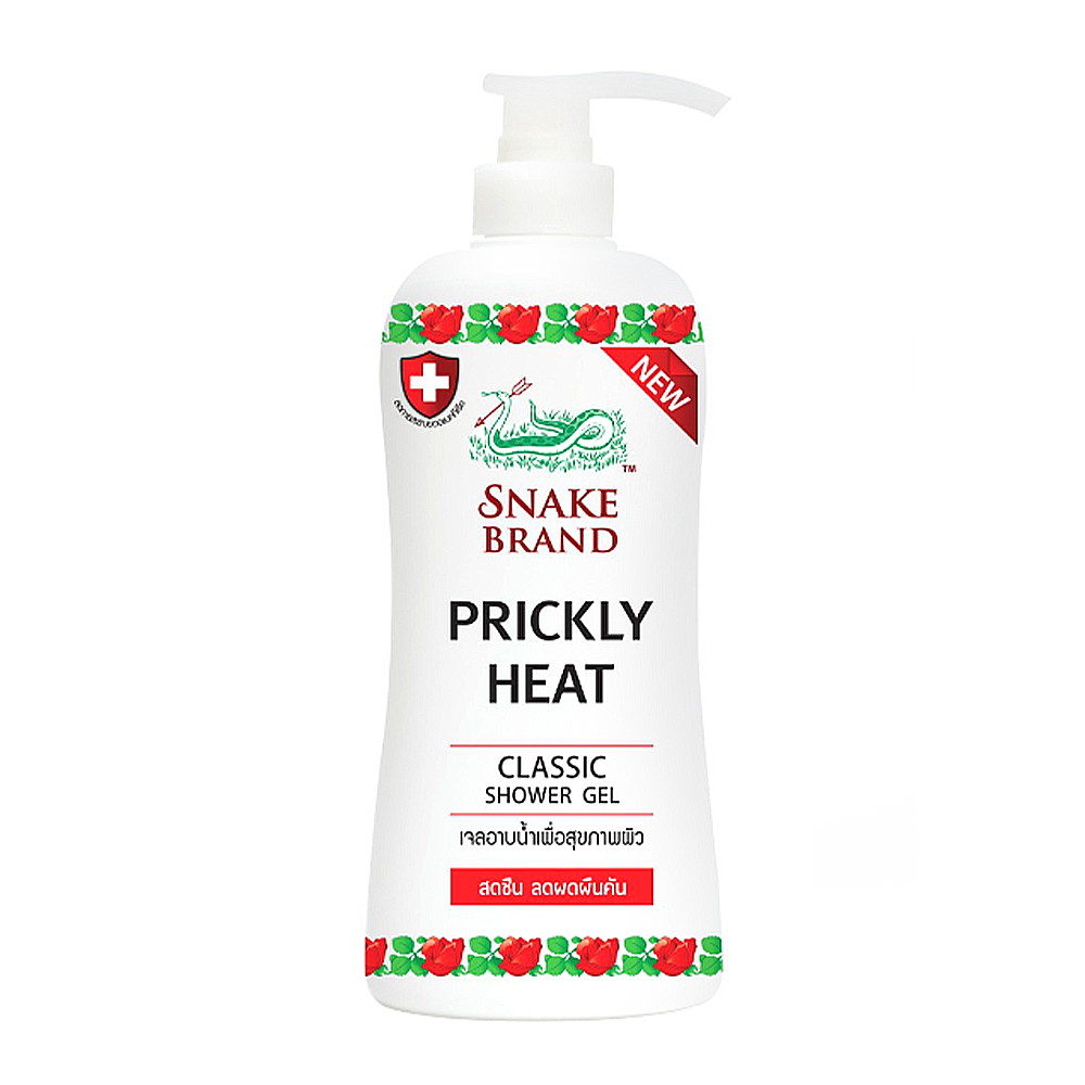Snake Brand-泰國蛇牌玫瑰味沐 浴露450ml(單支)